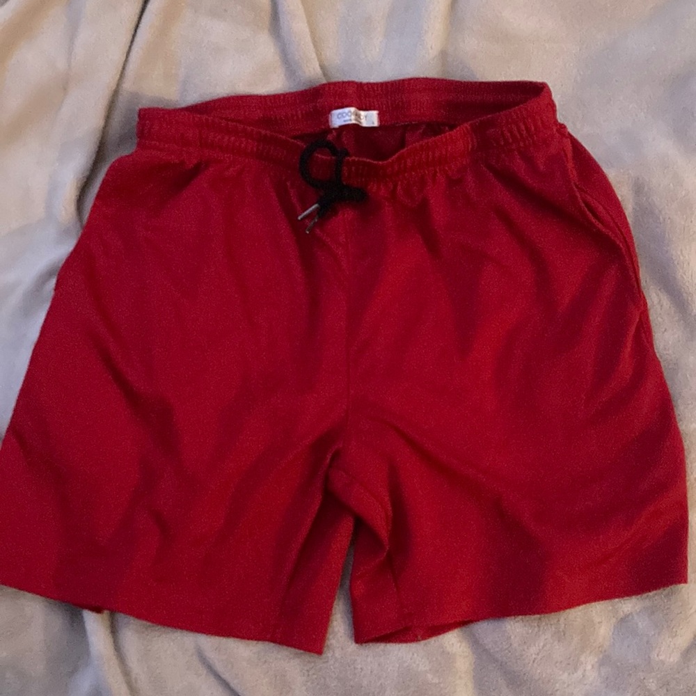 Coofandy large red shorts